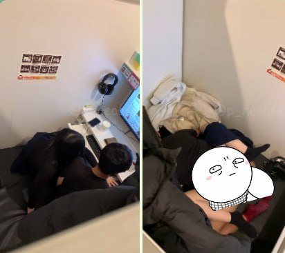 2 đứa học sinh cấp 2 rủ nhau ra quán cafe học bài